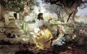 Siemiradzki's Christ with Martha and Mary